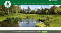 Desktop Screenshot of charnwoodforestgolfclub.com